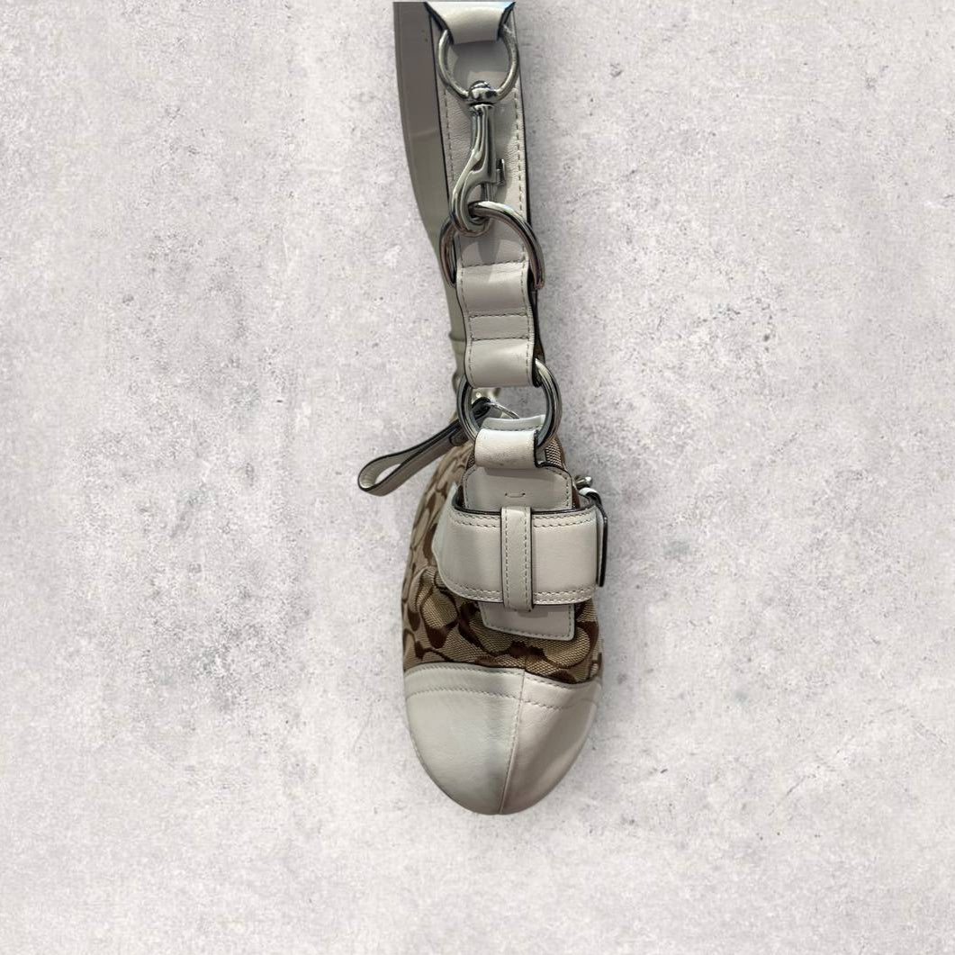 Authentic Vintage Coach Signature Shoulder/Crossbody Bag