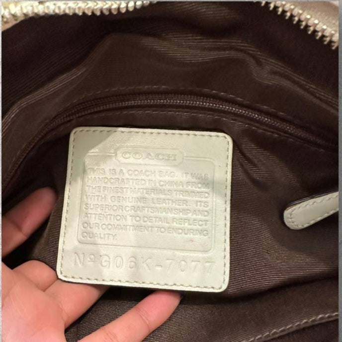 Authentic Vintage Coach Signature Shoulder/Crossbody Bag