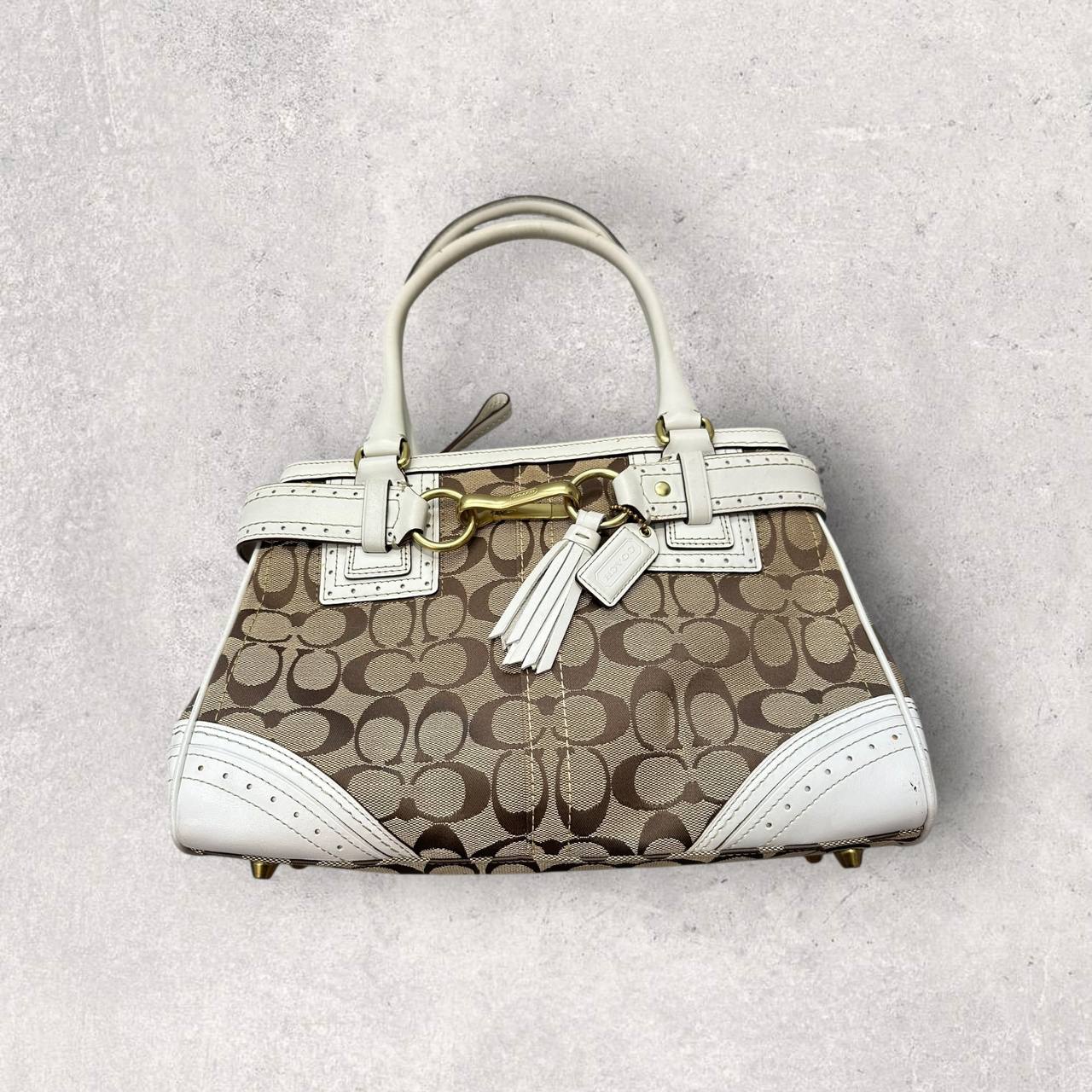 Authentic Vintage Coach Hamptons Signature Shoulder Bag