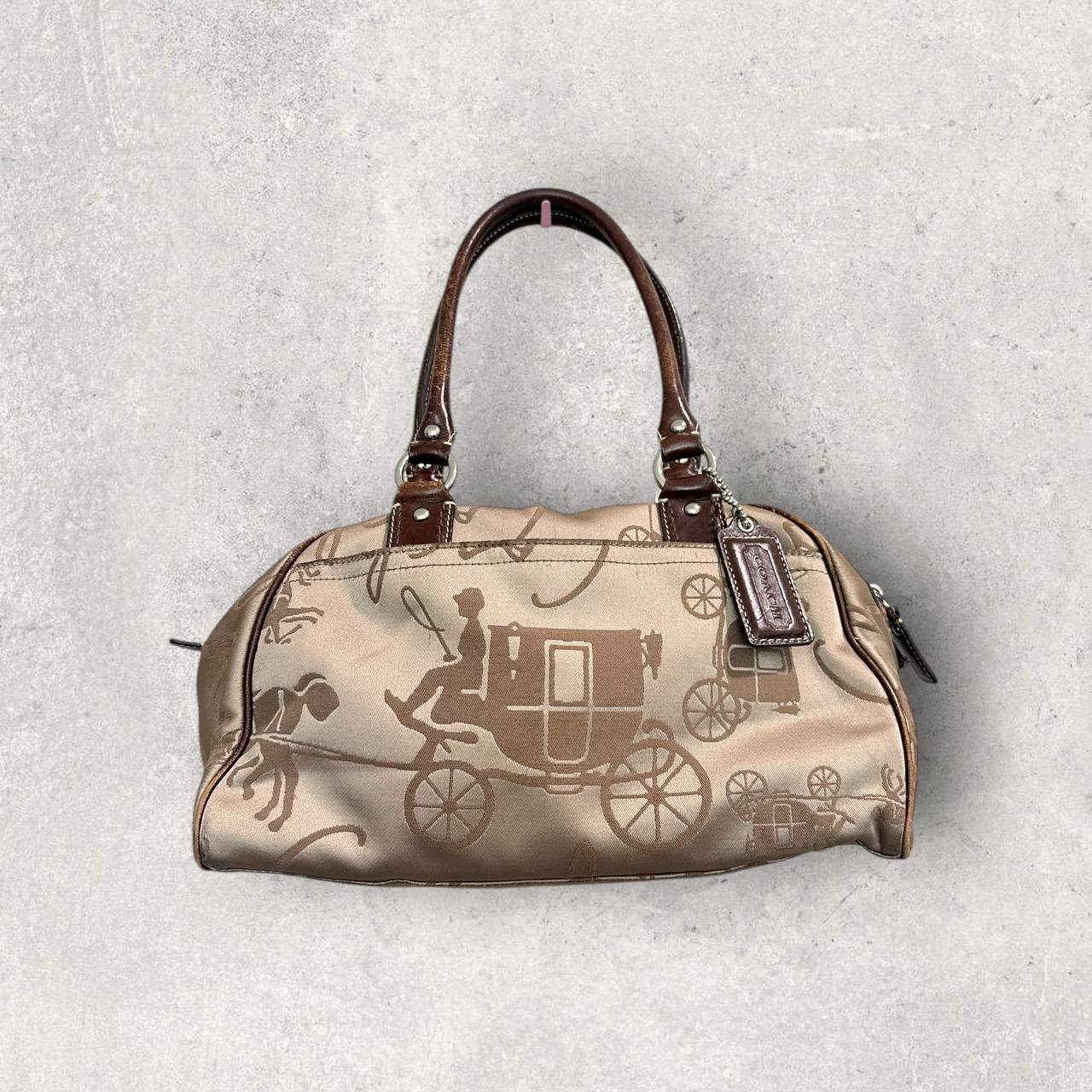 Authentic Vintage Coach Signature Bowling Bag