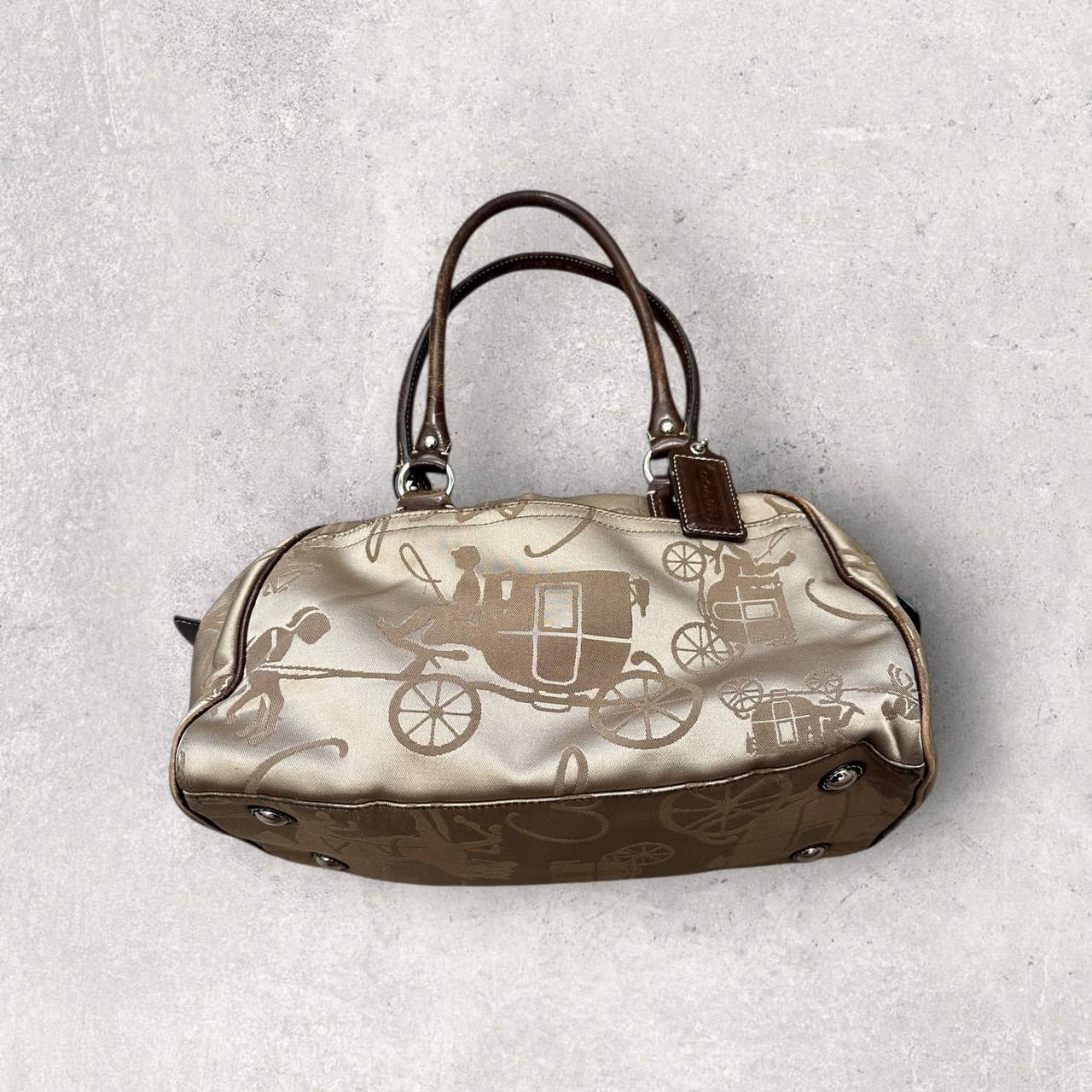 Authentic Vintage Coach Signature Bowling Bag