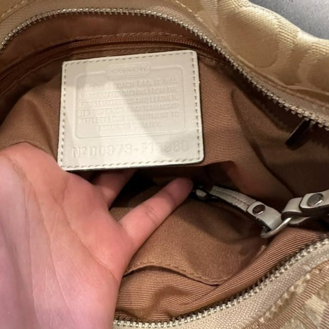 Authentic Vintage Coach Carly Optic Shoulder Bag