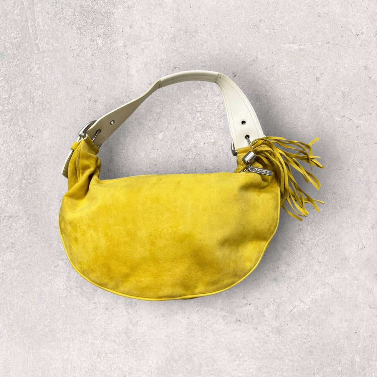 Authentic Vintage Coach Suede Hobo Bag Rare