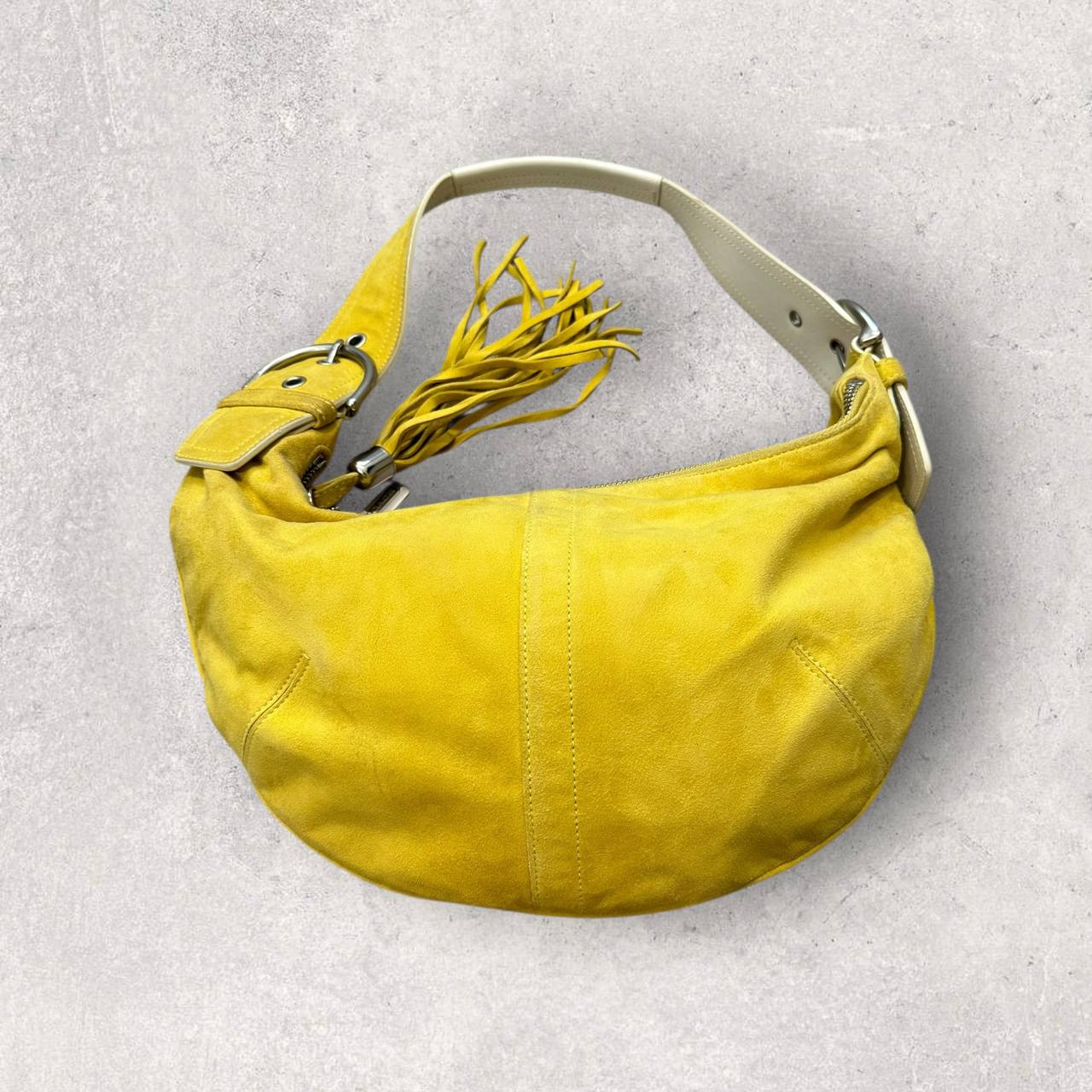 Authentic Vintage Coach Suede Hobo Bag Rare