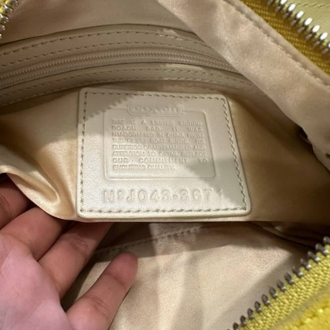 Authentic Vintage Coach Suede Hobo Bag Rare