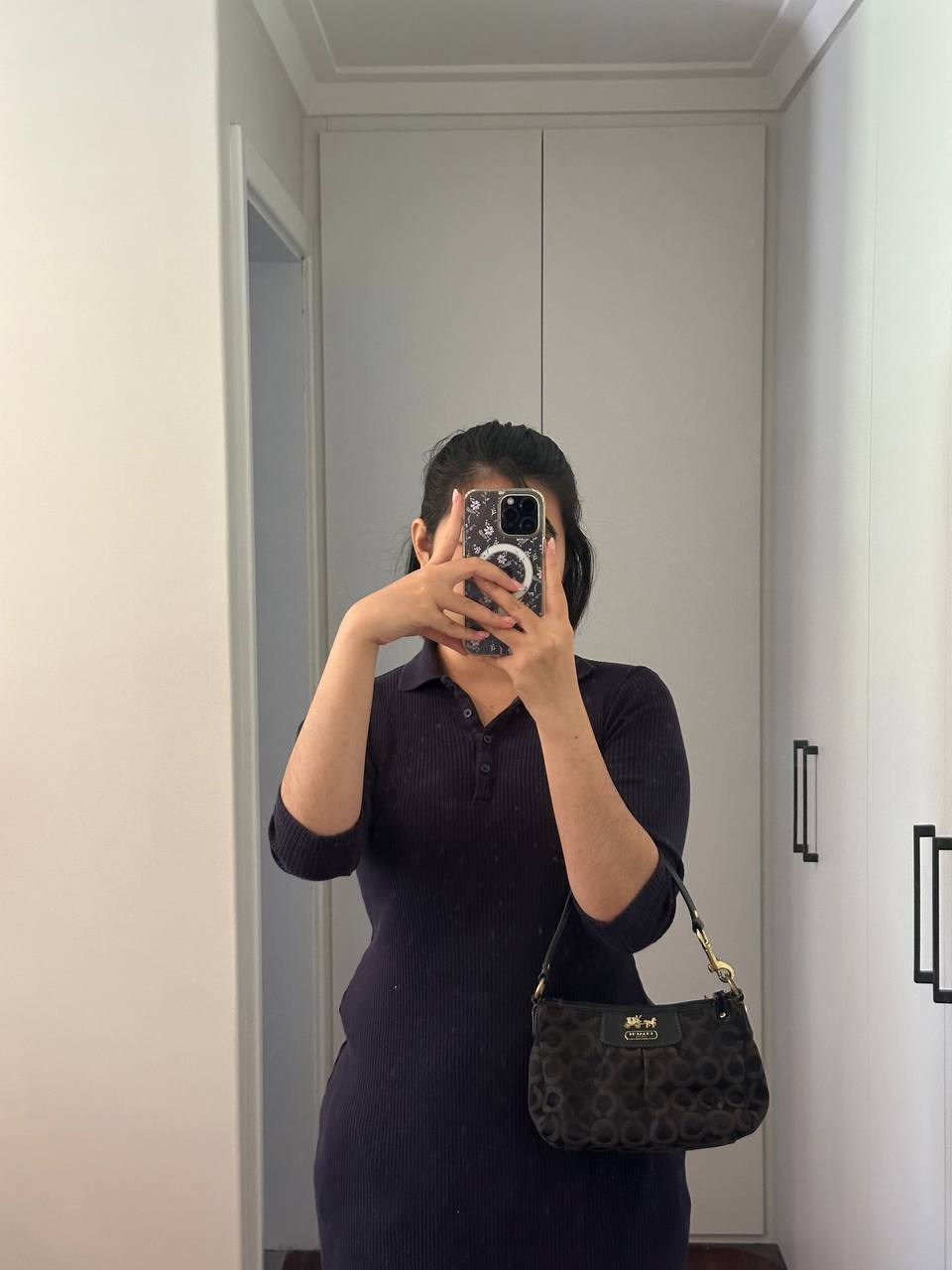 Authentic Vintage Coach Signature Shoulder Bag