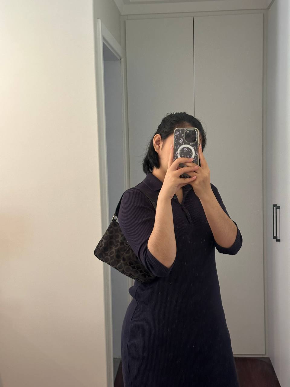 Authentic Vintage Coach Signature Shoulder Bag