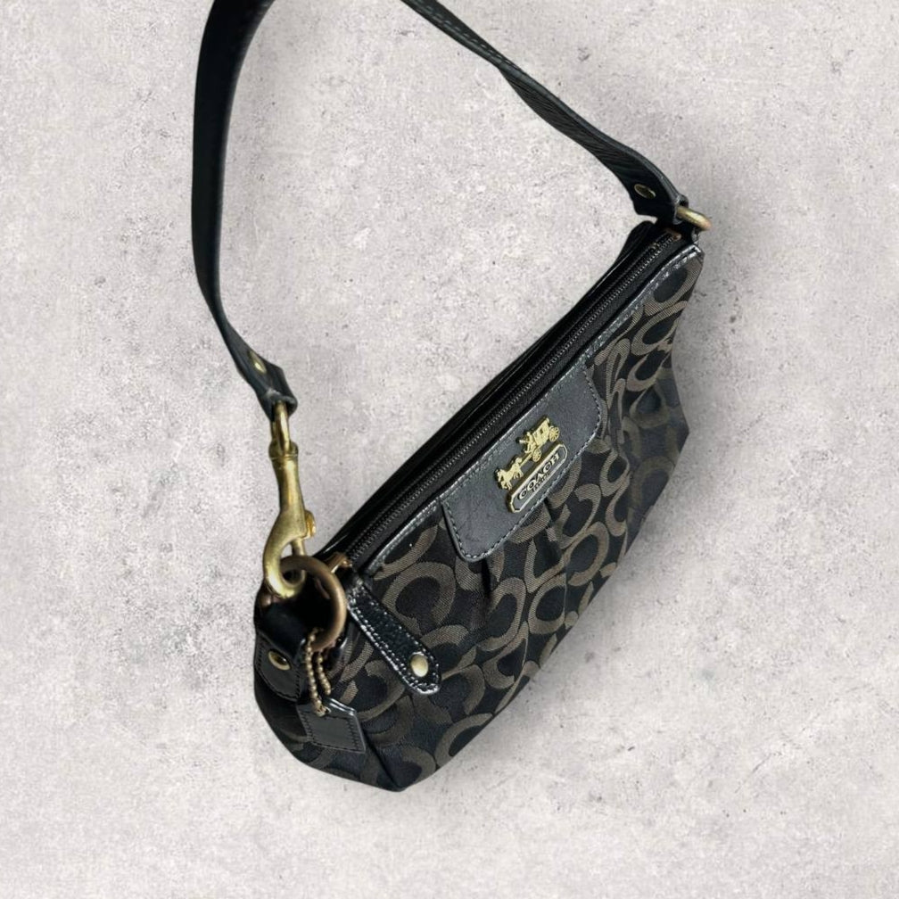 Authentic Vintage Coach Signature Shoulder Bag