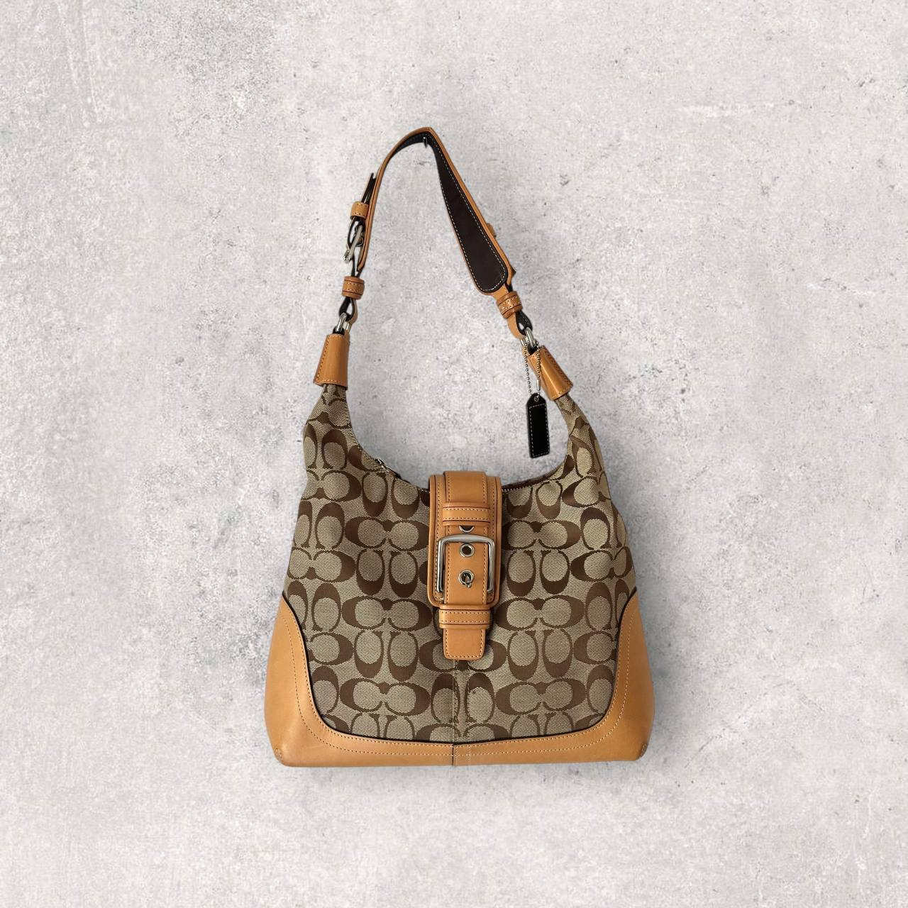 Authentic Vintage Coach Signature Hamptons Shoulder Bag