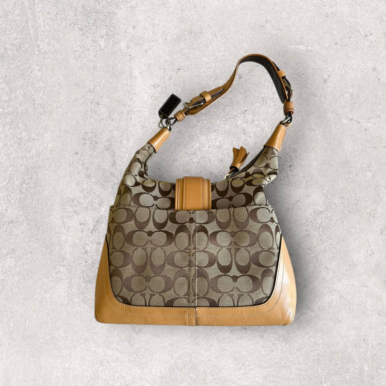 Authentic Vintage Coach Signature Hamptons Shoulder Bag