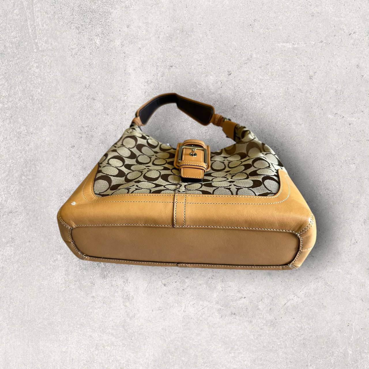 Authentic Vintage Coach Signature Hamptons Shoulder Bag