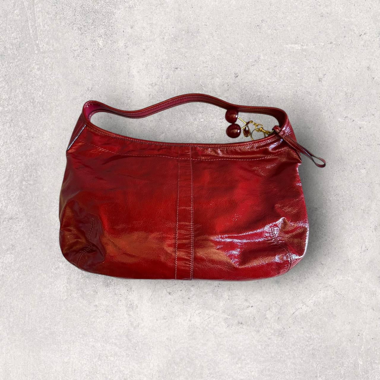 Authentic Vintage Coach Ergo Patent Leather Hobo Bag