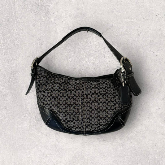 Authentic Vintage Coach Signature Hobo Bag