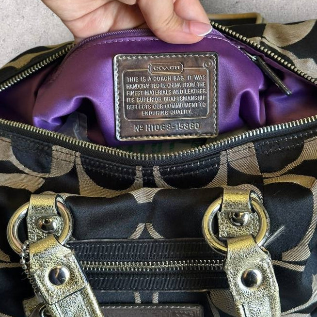 Authentic Vintage Coach Poppy Satchel Shoulder Bag