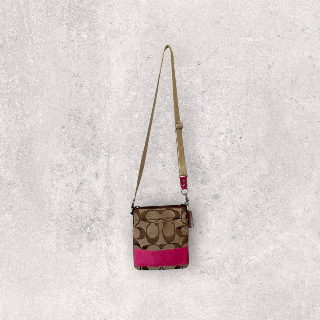Authentic Vintage Coach Signature Crossbody Bag