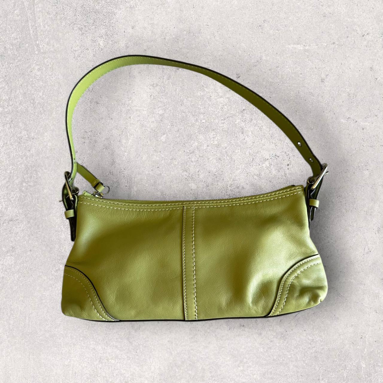 Authentic Vintage Coach Y2K Leather Shoulder Bag