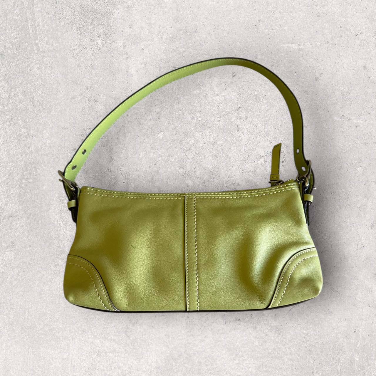 Authentic Vintage Coach Y2K Leather Shoulder Bag