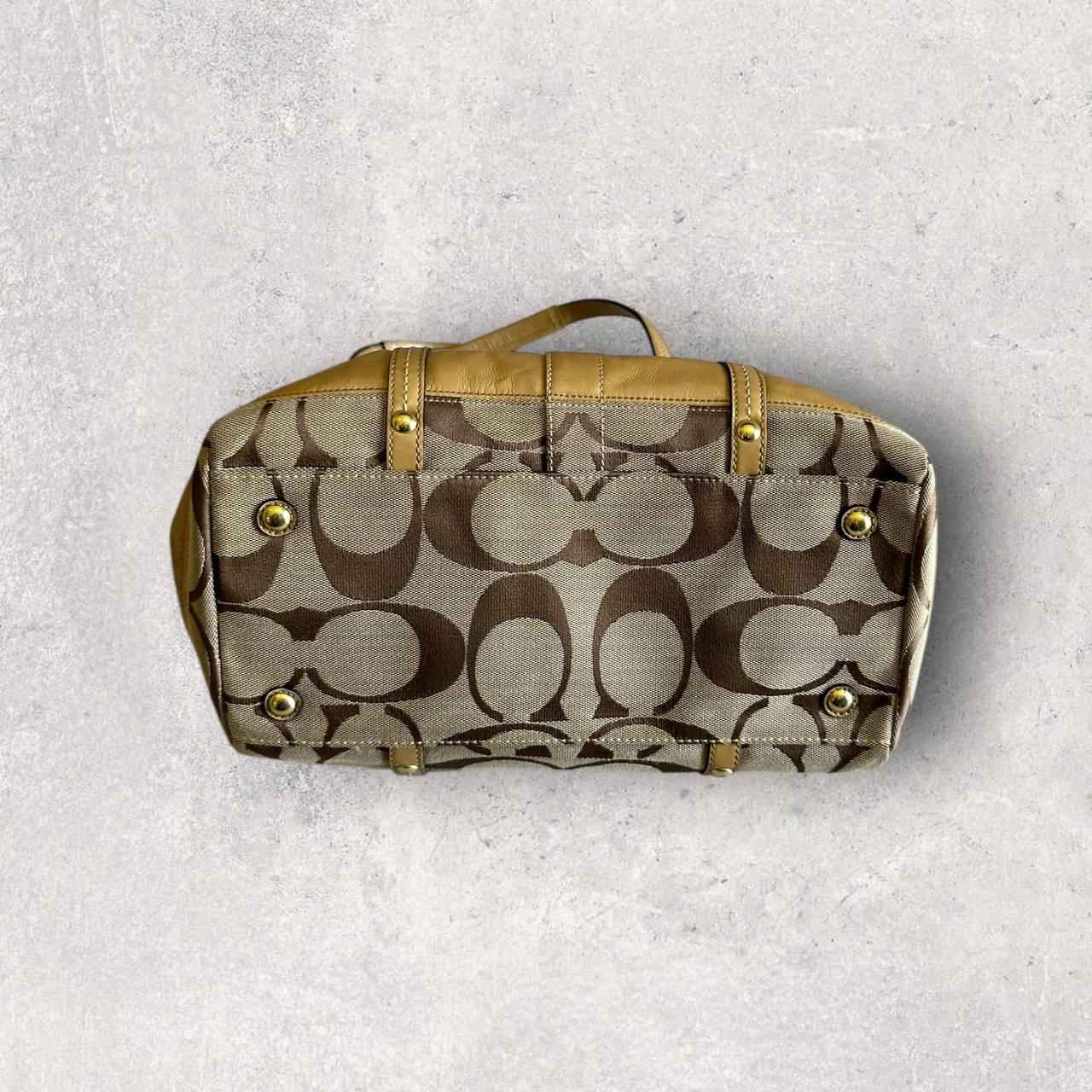 Authentic Vintage Coach Signature Bowling Bag