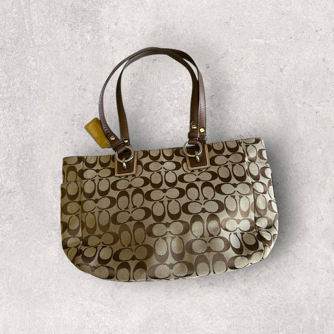 Authentic Vintage Coach Signature Patchwork Tote Bag Rare
