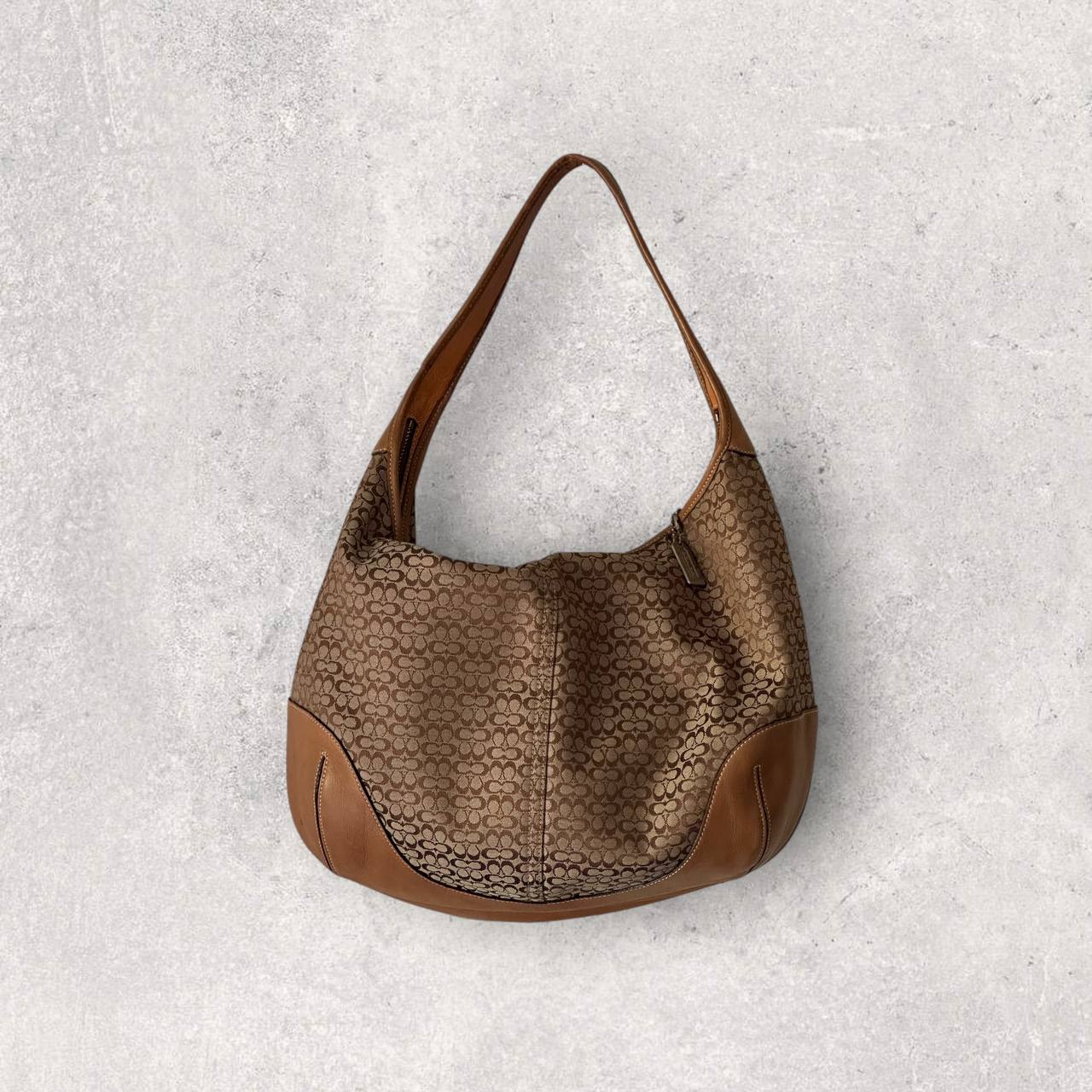 Authentic Vintage Coach Signature Hobo Bag