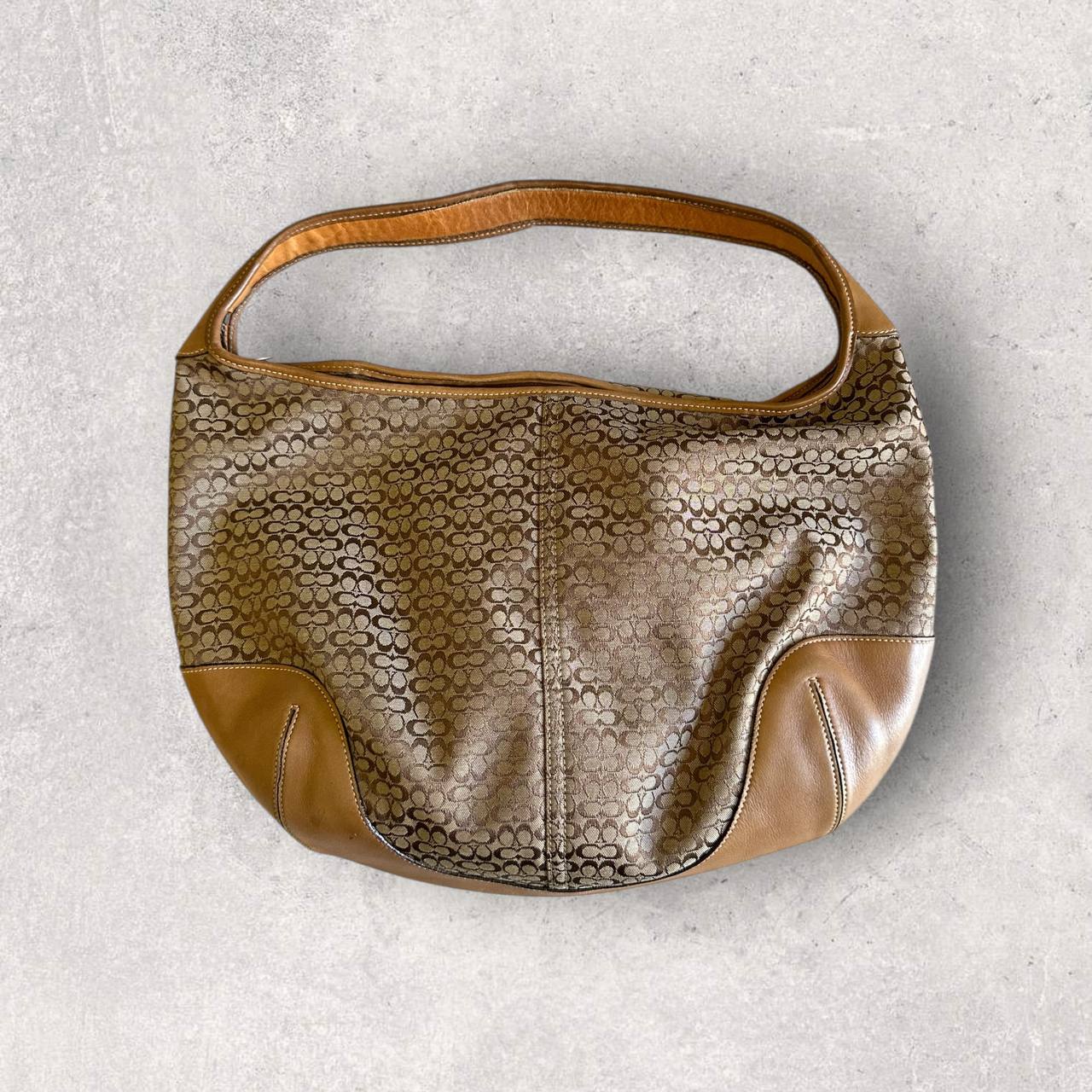 Authentic Vintage Coach Signature Hobo Bag