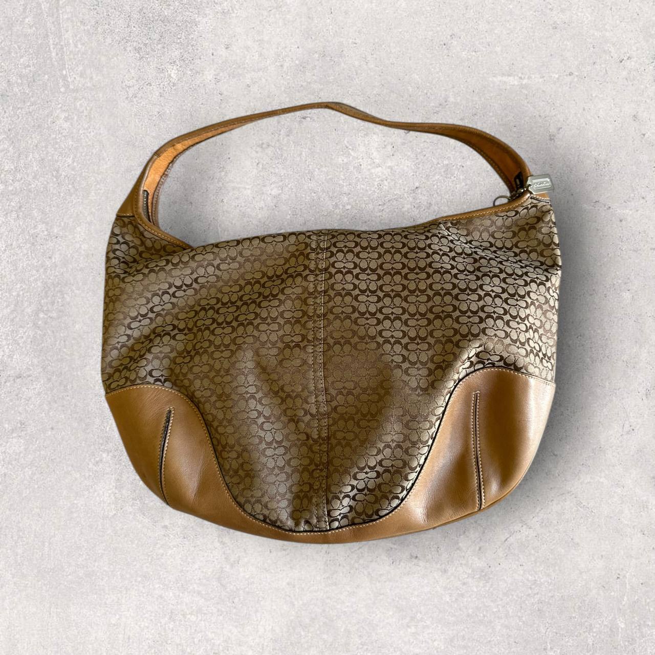 Authentic Vintage Coach Signature Hobo Bag