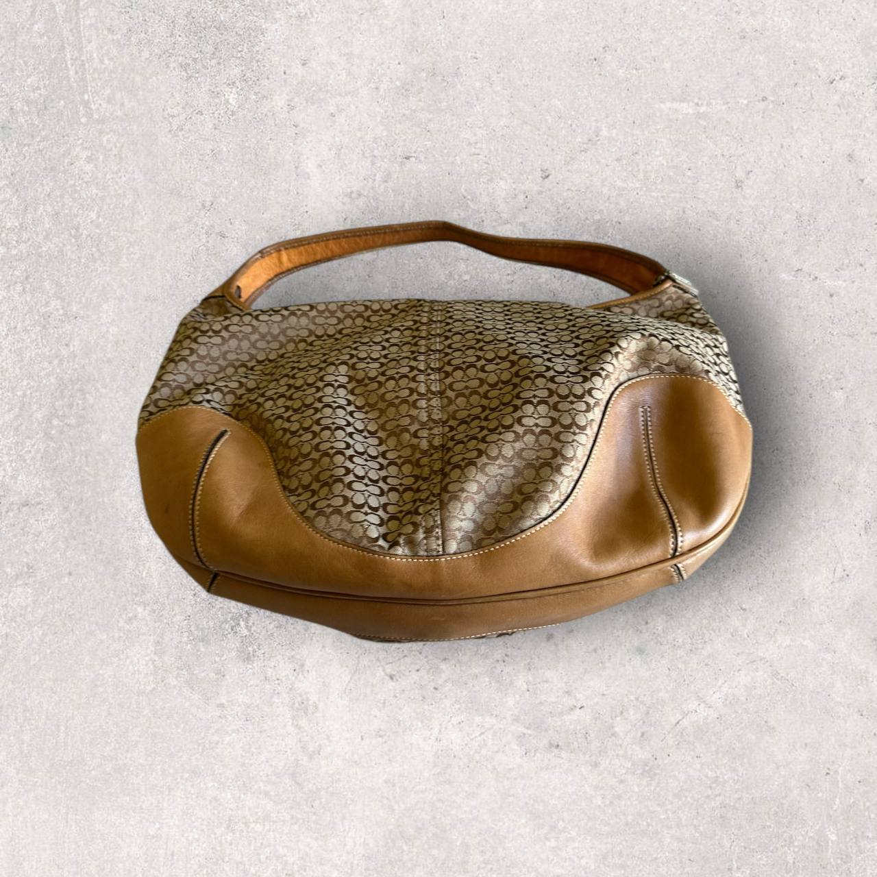 Authentic Vintage Coach Signature Hobo Bag