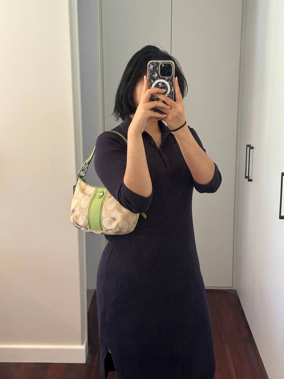 Authentic Vintage Coach Poppy Signature Shoulder Bag