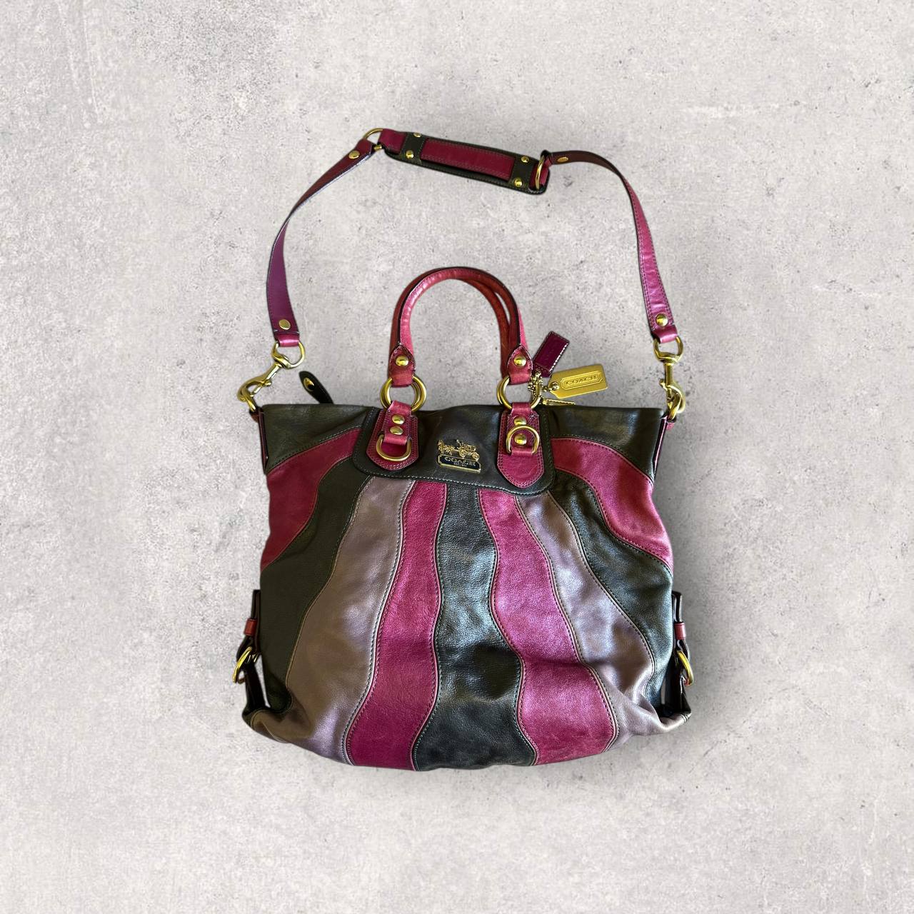 Authentic Vintage Coach Madison Leather Ombre Shoulder Bag Rare