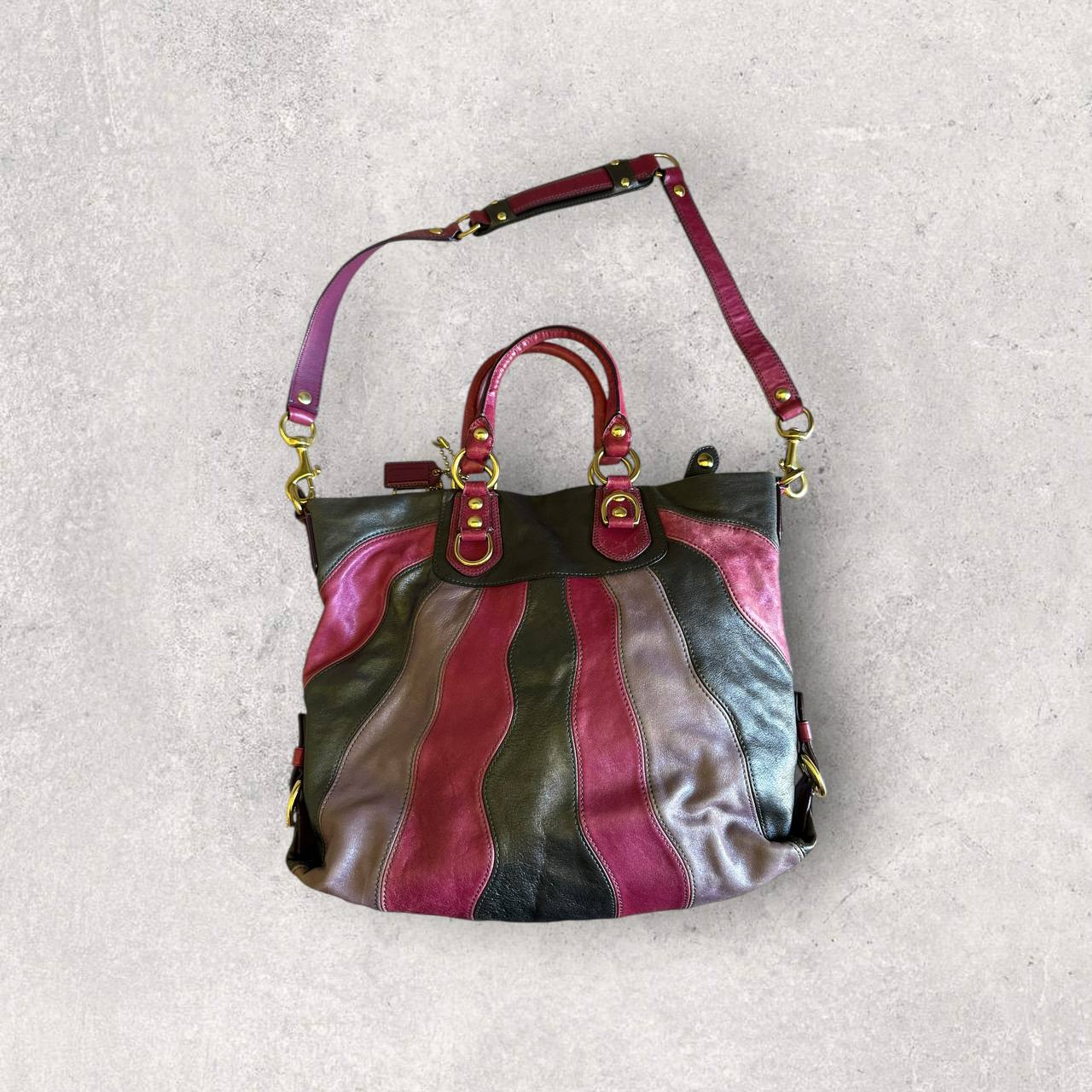 Authentic Vintage Coach Madison Leather Ombre Shoulder Bag Rare