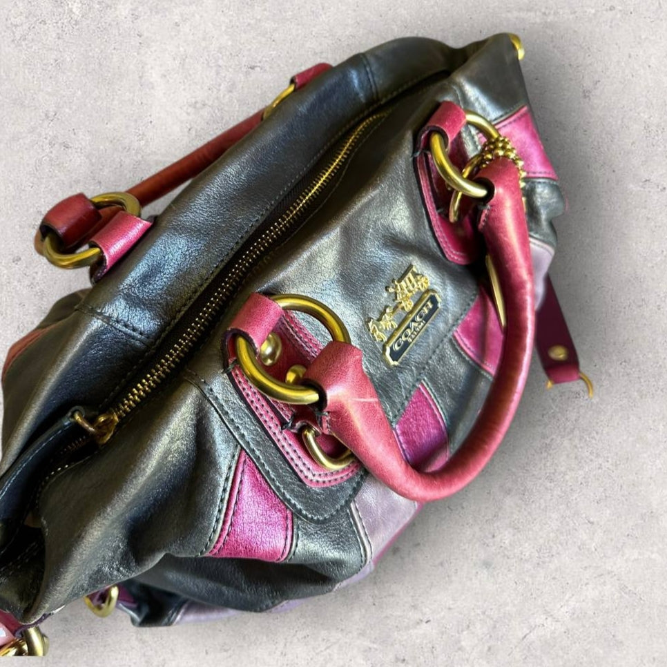 Authentic Vintage Coach Madison Leather Ombre Shoulder Bag Rare