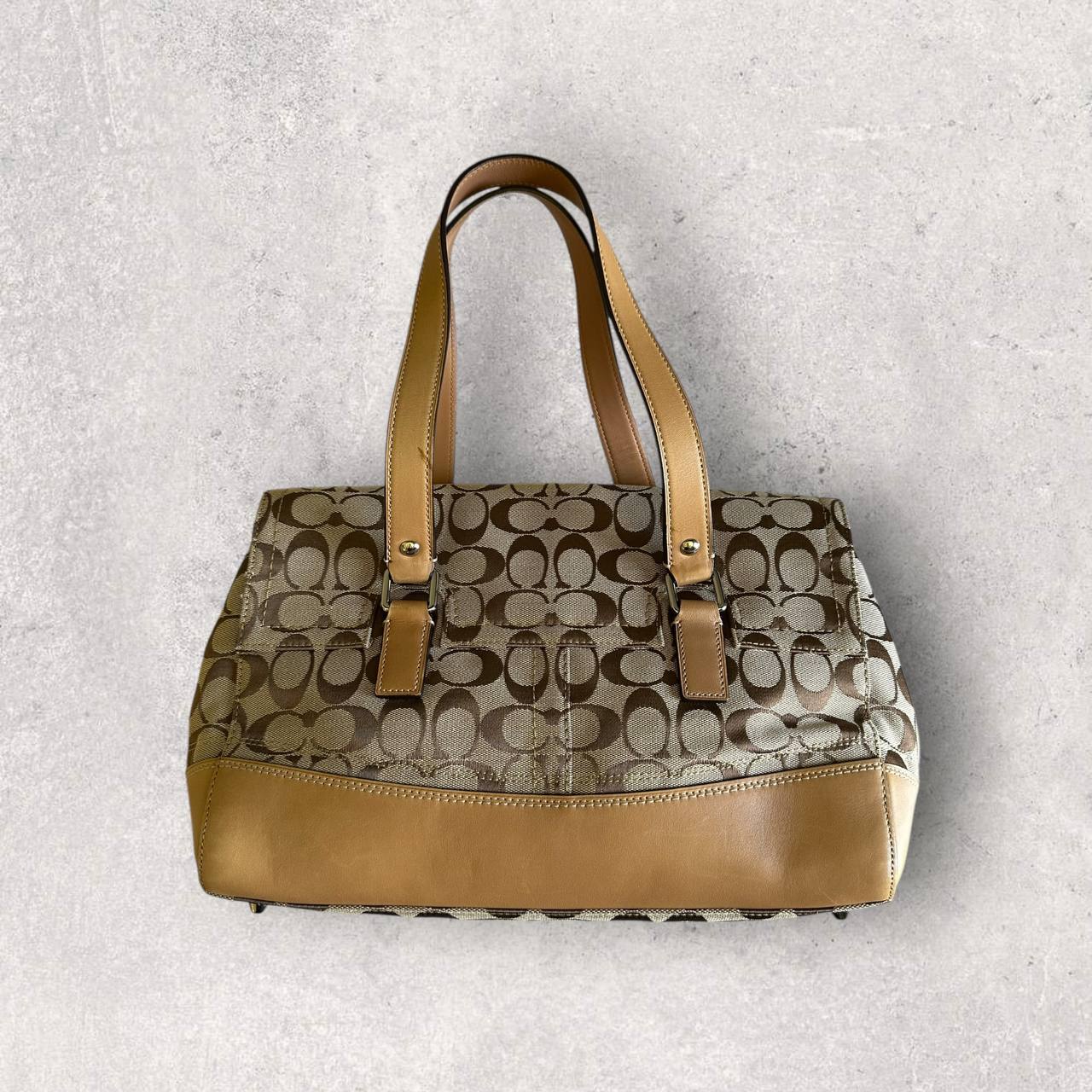 Authentic Vintage Coach Signature Satchel Bag