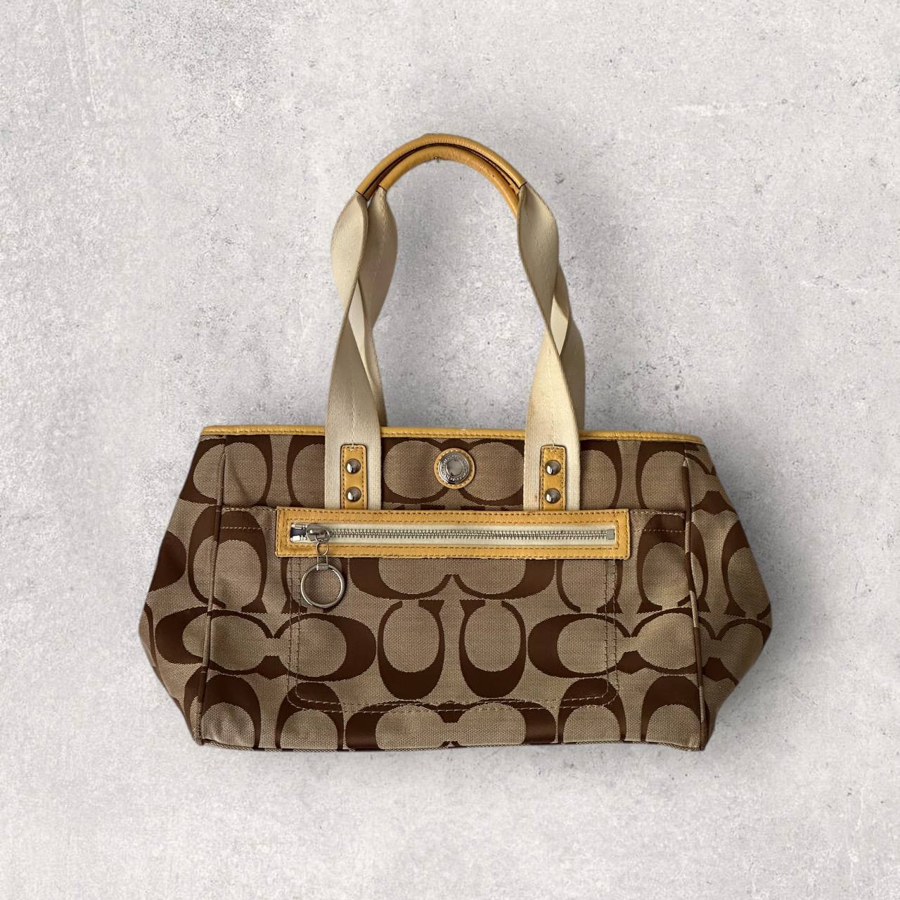 Authentic Vintage Coach Signature Tote Bag