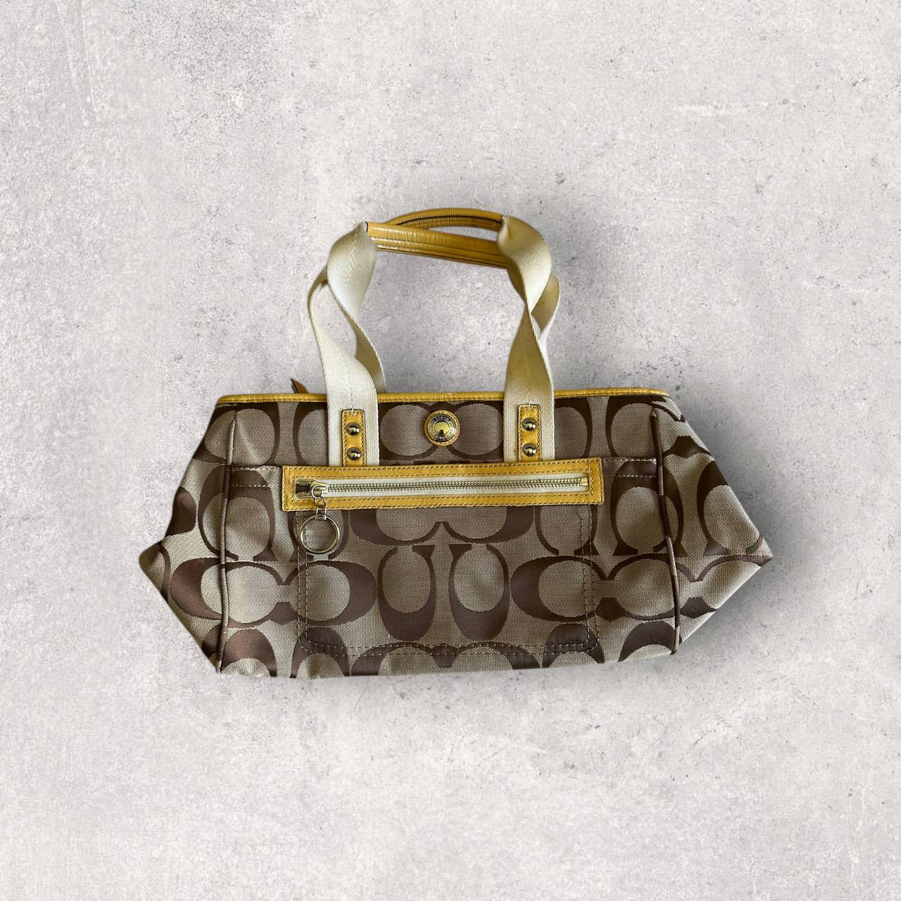 Authentic Vintage Coach Signature Tote Bag