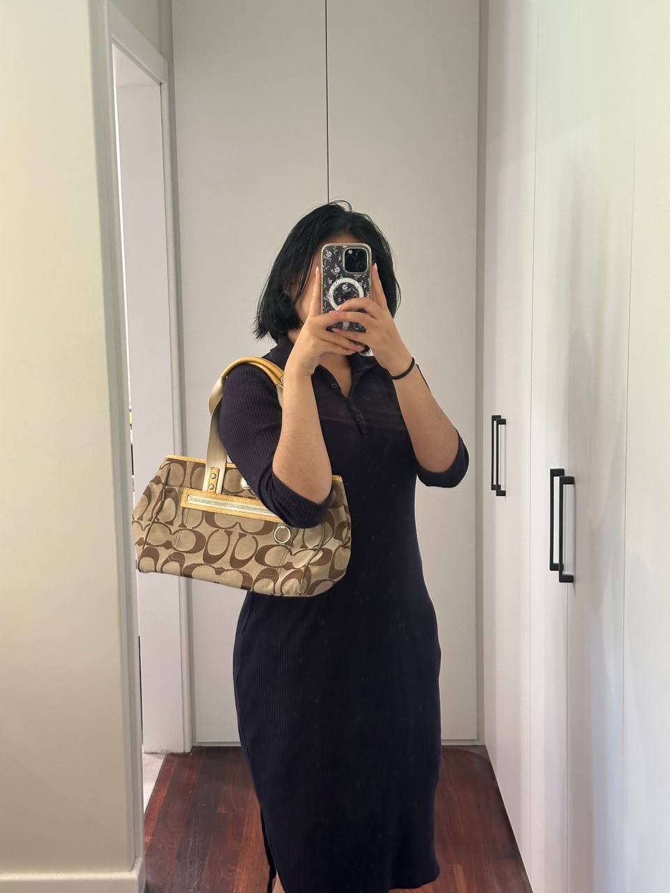 Authentic Vintage Coach Signature Tote Bag