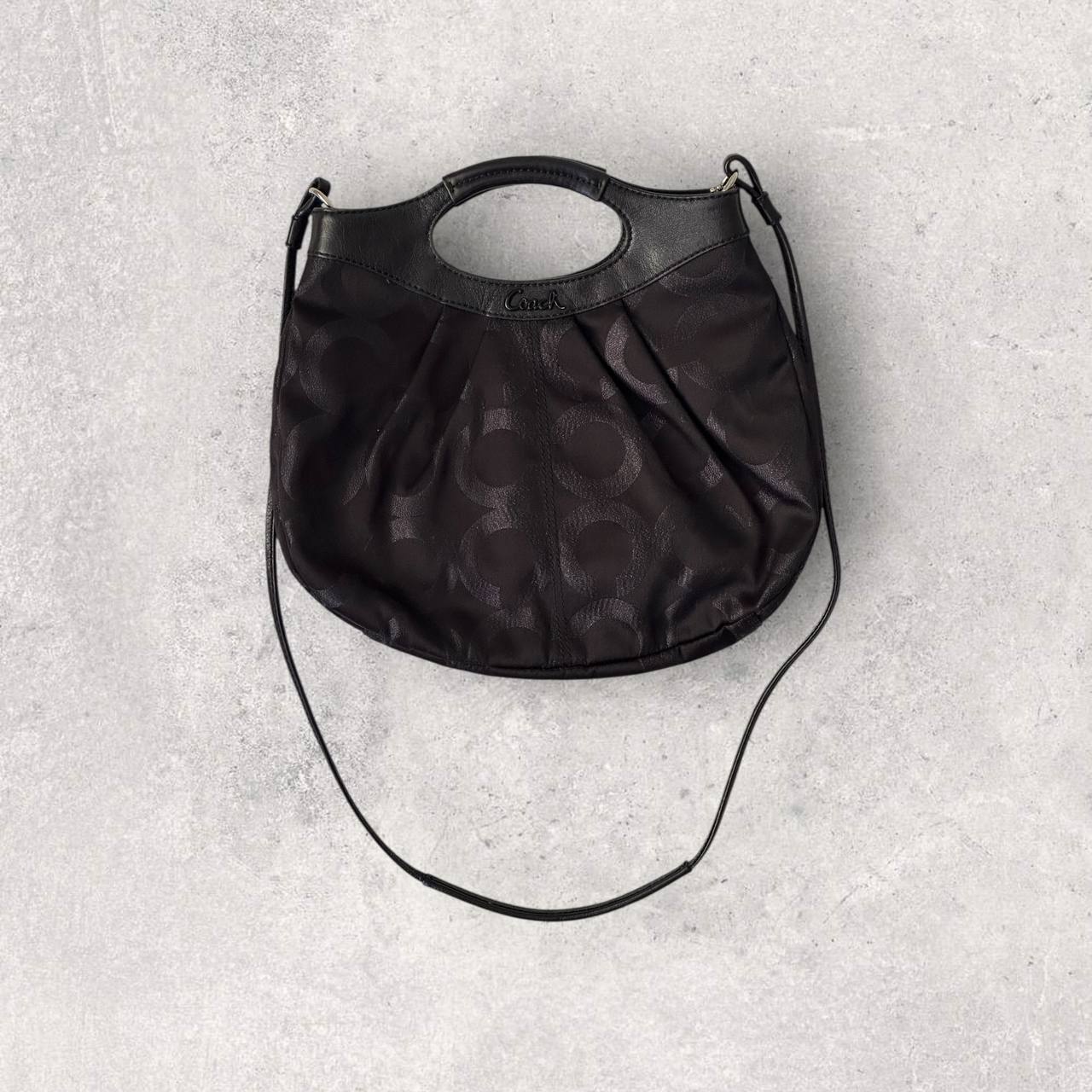 Authentic Vintage Coach Sateen Open Handle Shoulder/Crossbody Bag