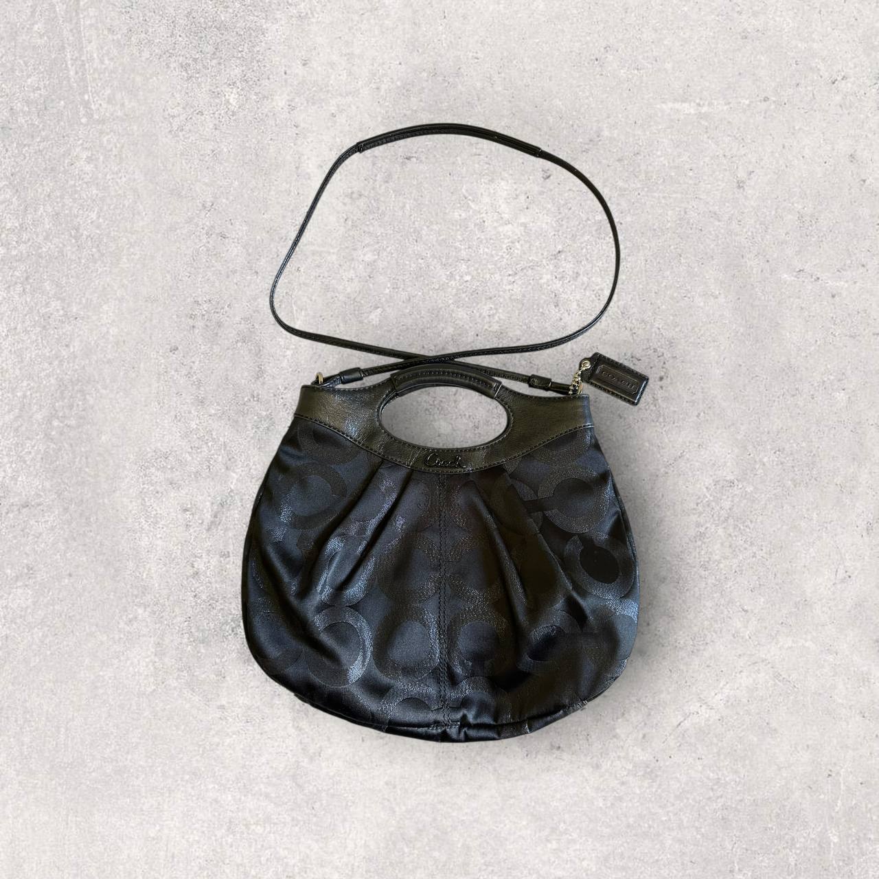 Authentic Vintage Coach Sateen Open Handle Shoulder/Crossbody Bag