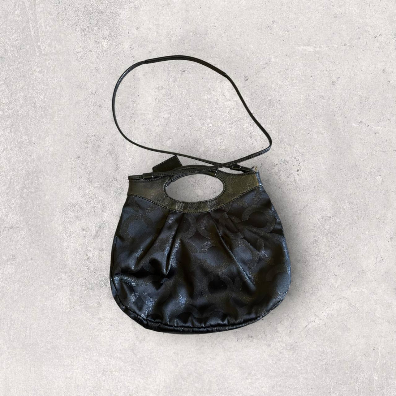 Authentic Vintage Coach Sateen Open Handle Shoulder/Crossbody Bag