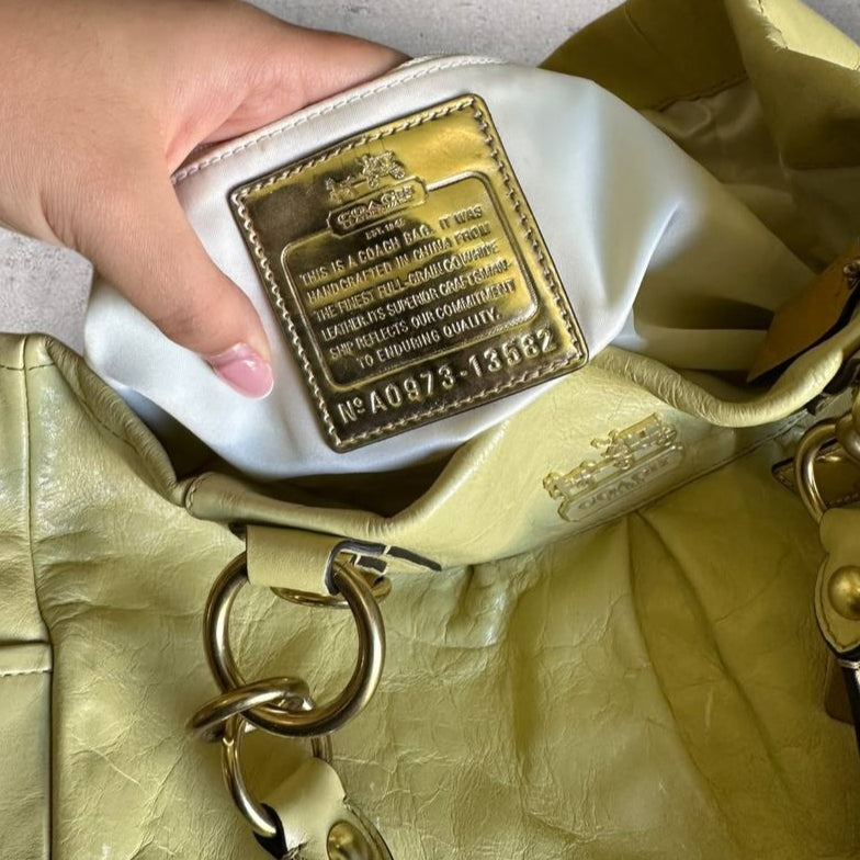 Authentic Vintage Coach Madison Leather Shoulder Bag
