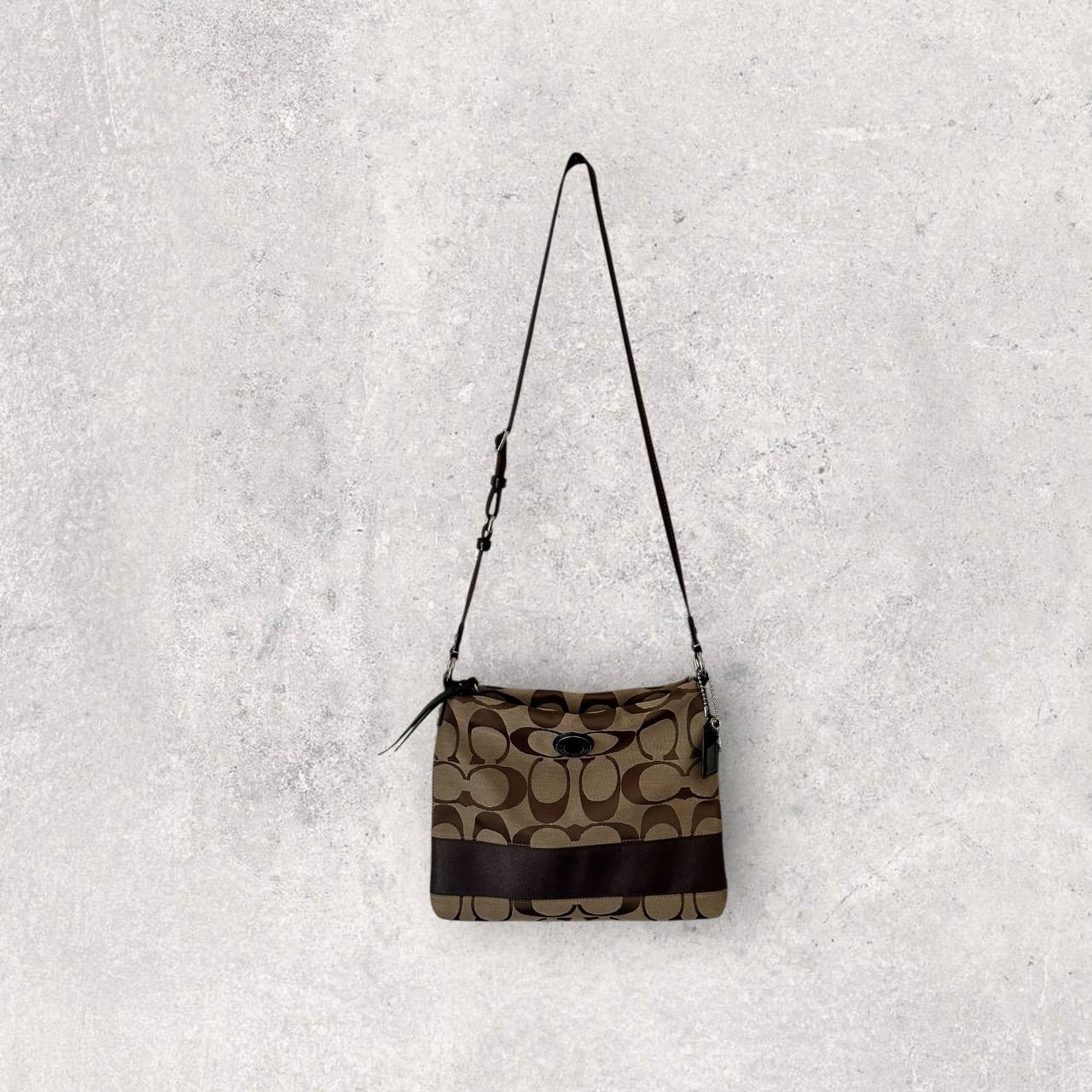 Authentic Vintage Coach Signature Shoulder/Crossbody Bag