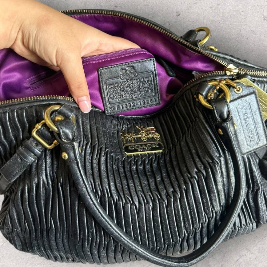 Authentic Vintage Coach Madison Sohpia Leather Satchel Bag