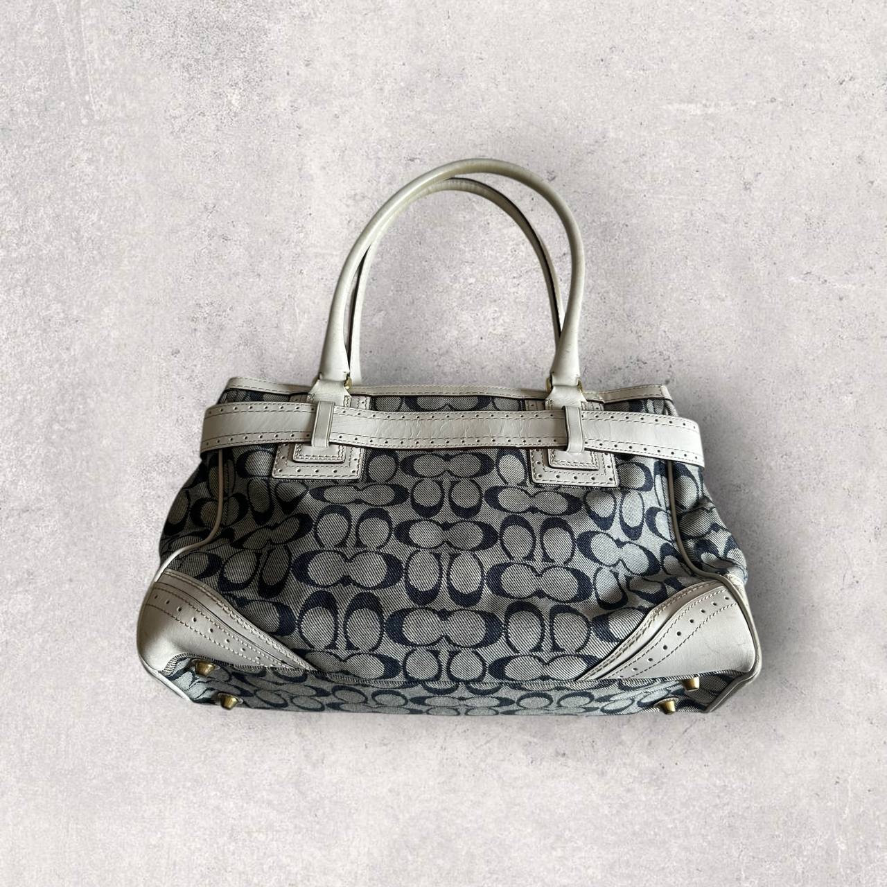 Authentic Vintage Coach Hamptons Denim Tote Bag