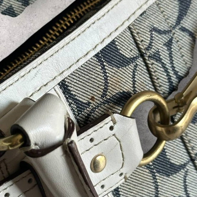 Authentic Vintage Coach Hamptons Denim Tote Bag