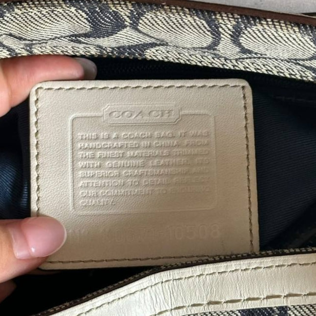 Authentic Vintage Coach Hamptons Denim Tote Bag