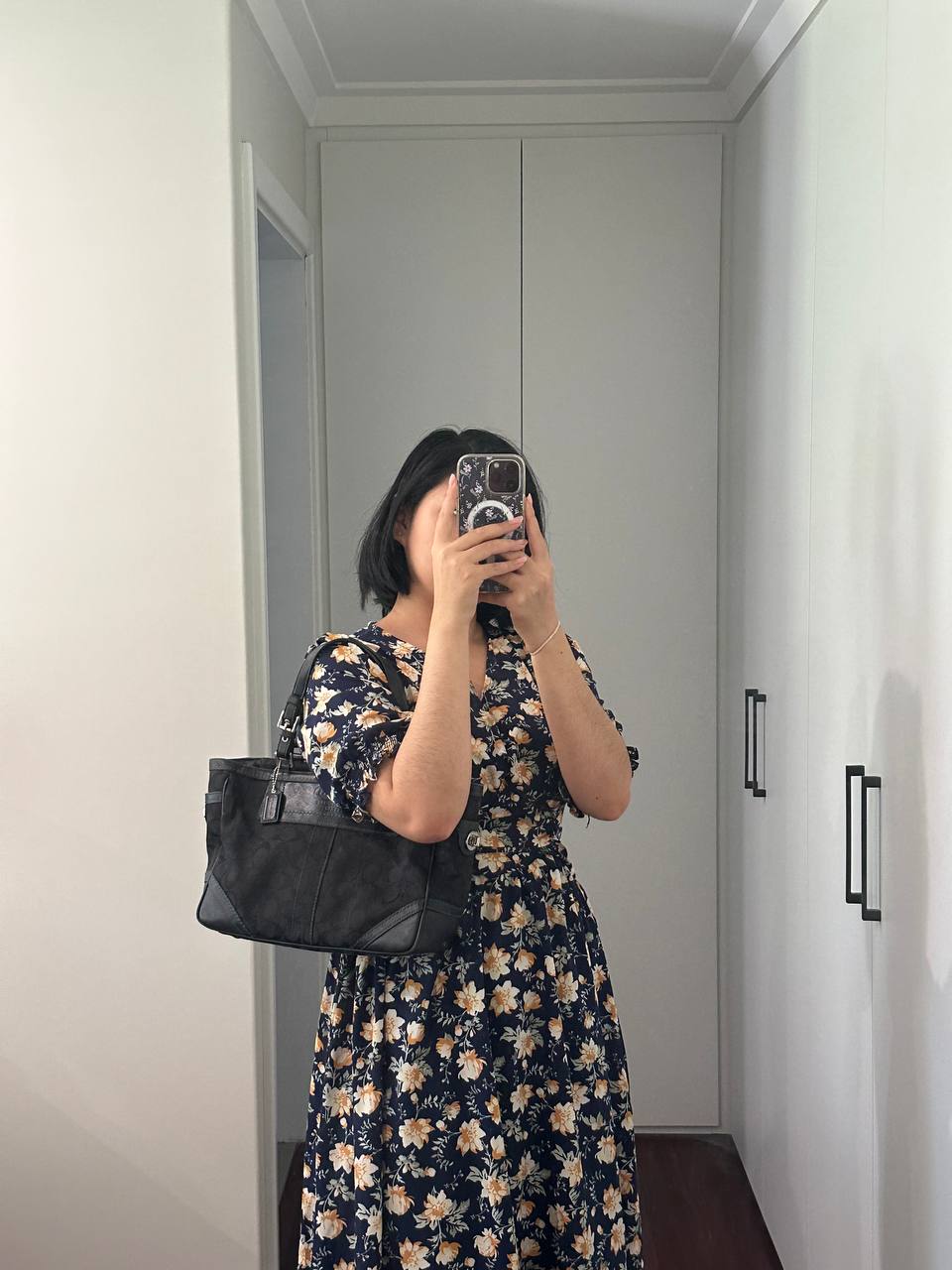 Authentic Vintage Coach Signature Gallery Tote Bag