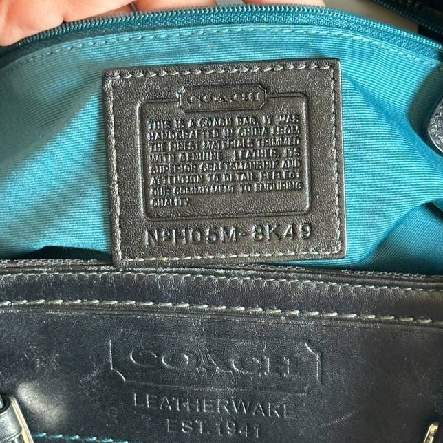 Authentic Vintage Coach Signature Gallery Tote Bag