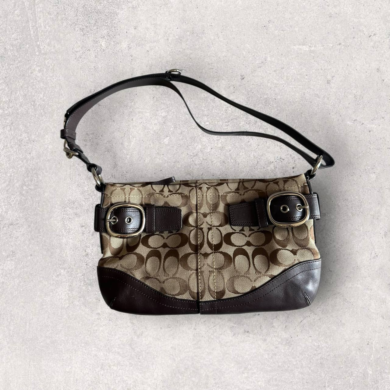 Authentic Vintage Coach Signature Shoulder/Crossbody Bag