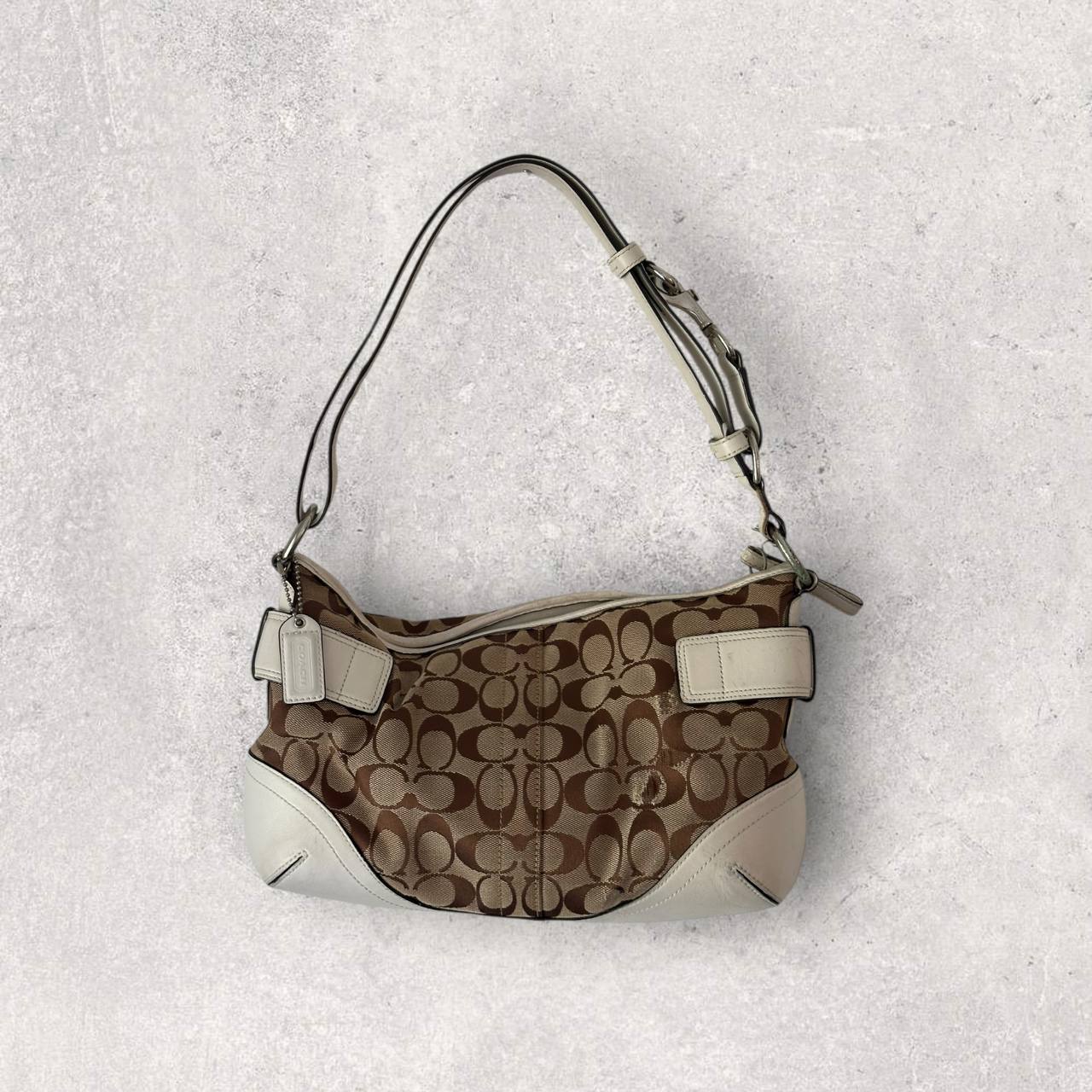 Authentic Vintage Coach Signature Shoulder/Crossbody Bag