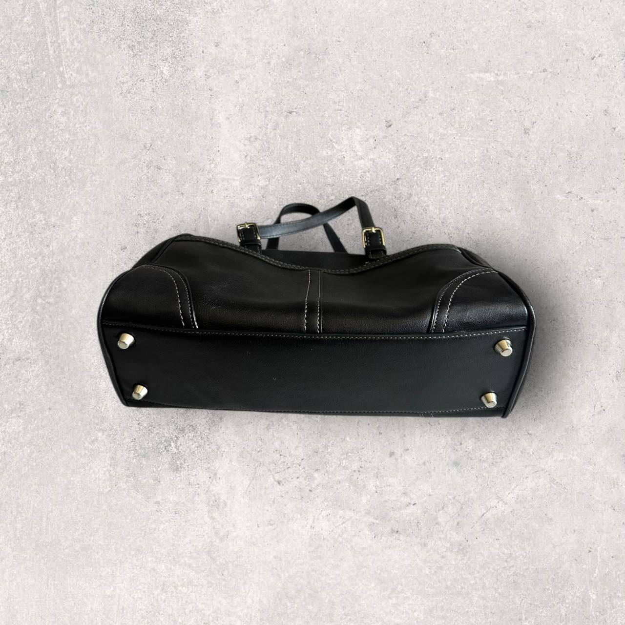 Authentic Vintage Coach Leather Bowling Bag