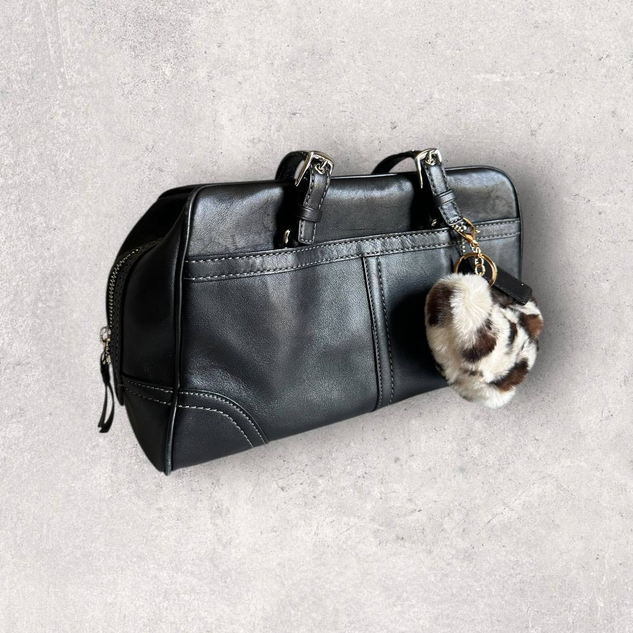 Authentic Vintage Coach Leather Bowling Bag